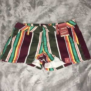 Striped shorts